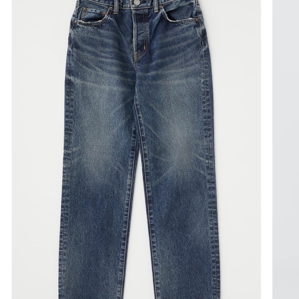 Moussy Vintage Bardin Straight Jeans in Dark Blue